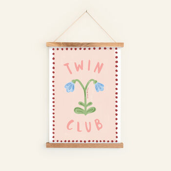 Floral Twin Nursery Print, 3 of 9