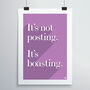 Posting Is Boasting Print, thumbnail 10 of 12