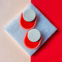 Ripple Large Studs | Polymer Clay Statement Earrings, thumbnail 6 of 8