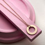 Personalised Circle Necklace, thumbnail 4 of 6
