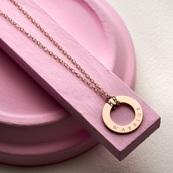 Personalised Circle Necklace, 4 of 6