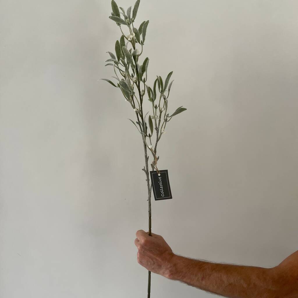 Artificial Green Mistletoe Spray, 1 of 6