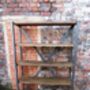 Industrial Reclaimed Steel Wood Bookcase Shelf Unit 457, thumbnail 5 of 6