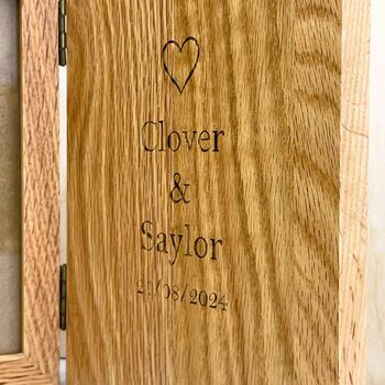 Personalised Wooden Book Picture Frame, 3 of 5