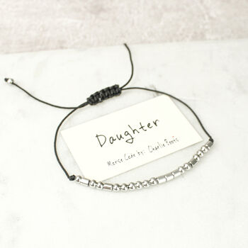 Family Morse Code Bracelets, Mix And Match, 3 of 9