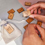Wooden Personalised Anniversary Love Letter Tokens, thumbnail 6 of 6