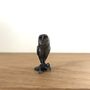 Miniature Bronze Barn Owl Sculpture 8th Anniversary, thumbnail 4 of 12