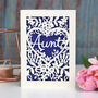 Papercut Aunt, Auntie Or Aunty Card, thumbnail 3 of 5