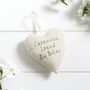 Personalised Initial Hanging Heart Birthday Gift For Her, thumbnail 5 of 11