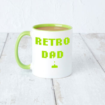'Retro Dad' Space Invader Father's Day Mug, 2 of 7