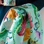 Under The Sea Themed Seahorse And Shells Tea Towel, thumbnail 1 of 4