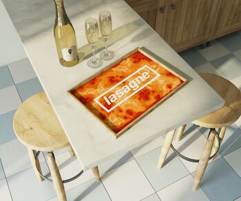 Oasis Lasagna Print / Oasis Keep Sake / Oasis Poster / Oasis Kitchen Poster / Oasis Memorabilia / Oasis Mania / Oasis Print, 2 of 2