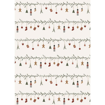 Nostalgic Nordic Christmas Wrapping Paper | 5m Roll, 2 of 6