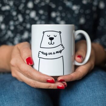 Personalised Bear 'Hug On A Mug' Gift, 5 of 9