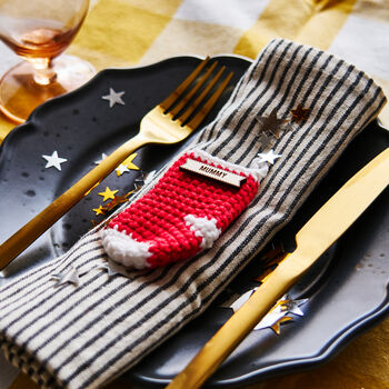 Personalised Christmas Stocking Place Setting, 3 of 12