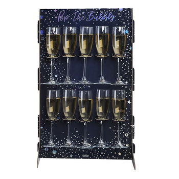 Iridescent Foiled Bubbly Drinks Wall Holder, 2 of 3