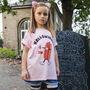 Hallowiener Girls' Halloween Costume T Shirt, thumbnail 2 of 4