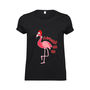 Flamingo Christmas T Shirt, thumbnail 2 of 3