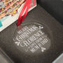 Merry Christmas Message Highball Glass And Gift Boxed Set, thumbnail 4 of 9