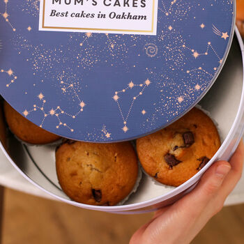 Personalised Stars Cake Baking Tin Gift For Her, 5 of 8