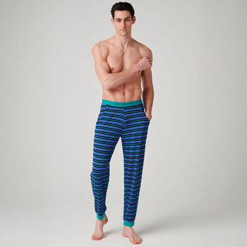 Men's 'Ultramarine' Bamboo Pyjama Set, 4 of 7
