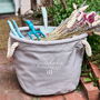Personalised Gardening Tools Storage Basket, thumbnail 1 of 3