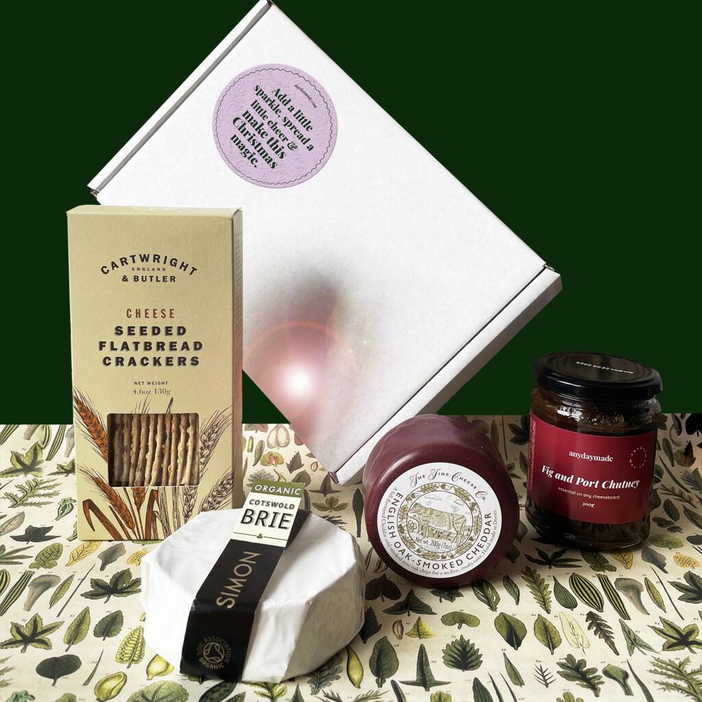 Christmas Cheese Board Hamper By anydaymade