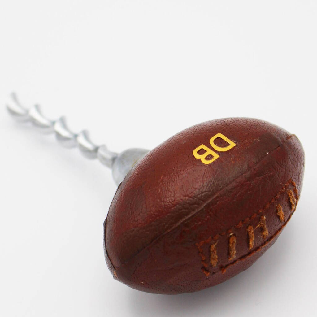 Personalised Vintage Rugby Ball Corkscrew, 1 of 5