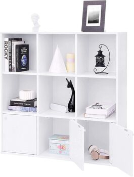 Nine Cube Bookcase Bookshelf Storage Unit, 5 of 7