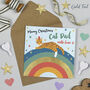 Over The Rainbow Meowy Christmas Cat Dad Card, thumbnail 1 of 2