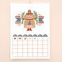 Folk Ladies 2025 Wall Calendar, thumbnail 3 of 7