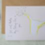 'Waggy Tail' Blank Greeting Card, thumbnail 2 of 2