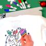 Colour In Reindeer Christmas Jumper, thumbnail 1 of 8