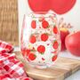 Apple Print Stemless Glass, thumbnail 1 of 2