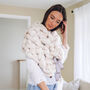 Chunky Knit Cape Scarf, thumbnail 9 of 9