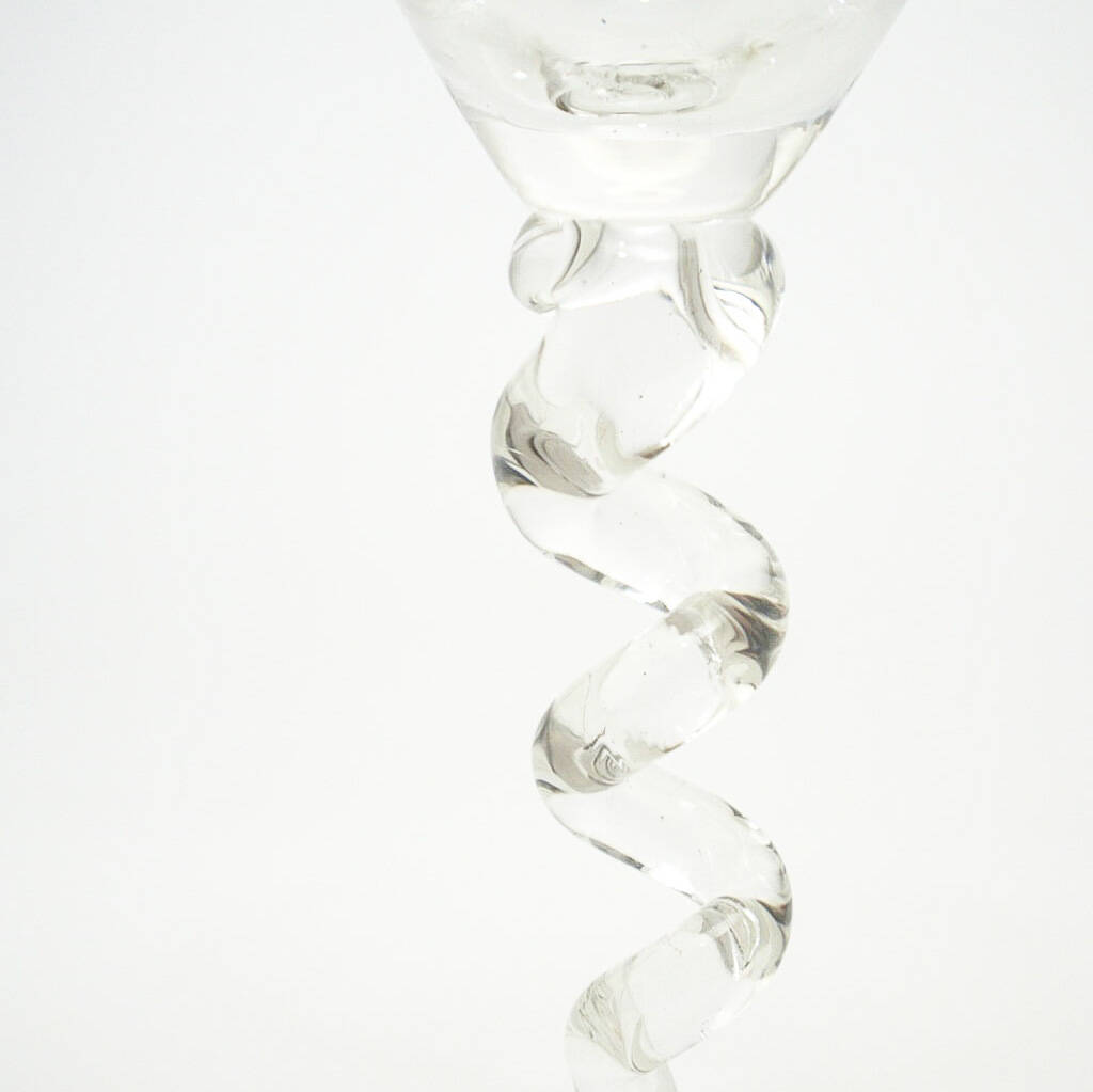 Green Twisted Spiral Stem Cocktail Glasses – Studio Su Casa