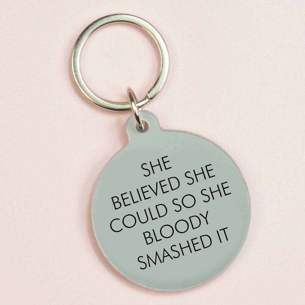 She Believed She Could Keytag, 1 of 2
