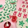 Stamped Christmas Printing Stocking Craft Kit, thumbnail 5 of 6