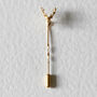 Stag Tie Pin/Twist – Silver/Gold Vermeil Plated, thumbnail 1 of 4