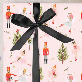 Three Sheets Of Christmas Nutcracker Wrapping Paper, 2 of 2