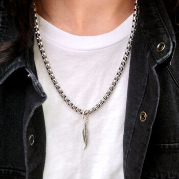 Customisable Unisex Chunky Link Stainless Steel Chain, 5 of 12