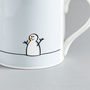 Snowman Mug, Fine Bone China, thumbnail 3 of 5