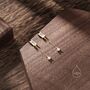 Baguette Cz Dangle Chain Stud Drop Earrings, thumbnail 7 of 12