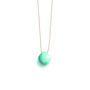 December Turquoise Fine Cord Birthstone Necklace, thumbnail 2 of 6
