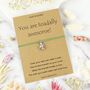 You Are Toadally Awesome Wish Bracelet, thumbnail 1 of 5