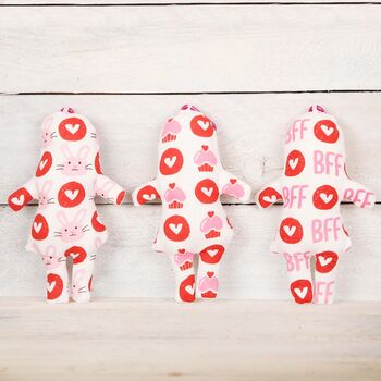 Doll Bag Charm Key Ring Toy, Three Styles, 3 of 3