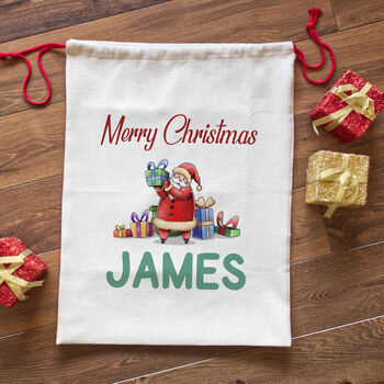 Personalised Christmas Present Sack, Large, 3 of 3