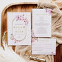 Blossom Wedding Invitations Set With Inserts Sample, thumbnail 1 of 5