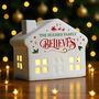 Personalised Believe In Christmas LED House, thumbnail 1 of 5