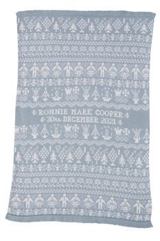 Bure Cashmere Cotton Baby Blanket, 4 of 7